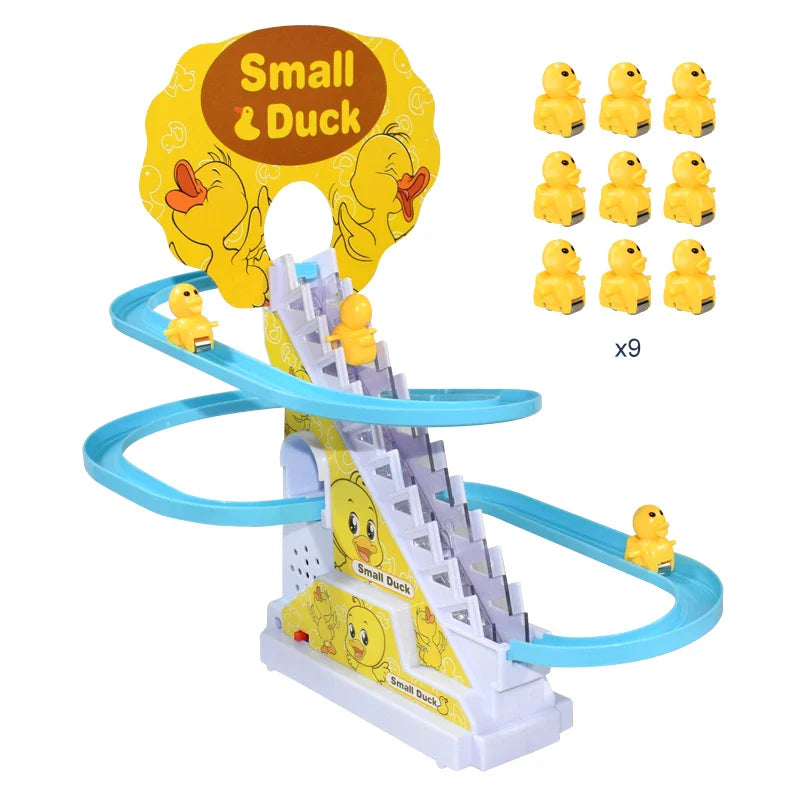 Climbing Stairs Track Toys Electric Duck