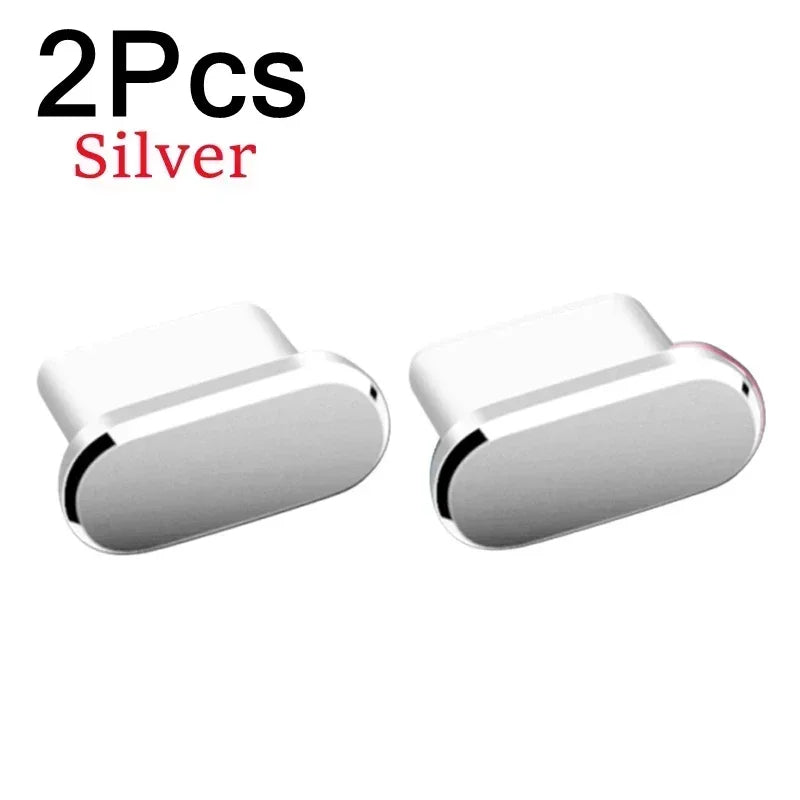 2Pcs 16PM Metal Dust Plug For iPhone