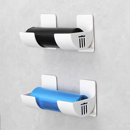 2/6PCS Wall Mounted Trash Bags Holder