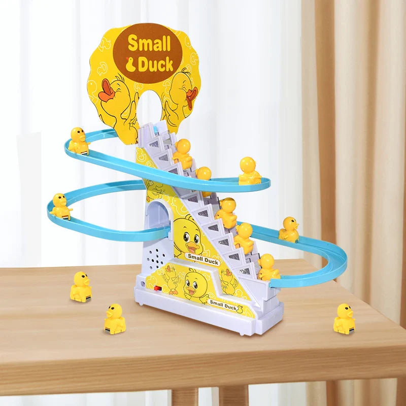 Climbing Stairs Track Toys Electric Duck