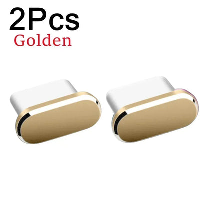 2Pcs 16PM Metal Dust Plug For iPhone