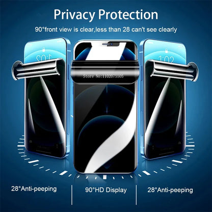 3PCS Anti-Spy Hydrogel Film for iPhone